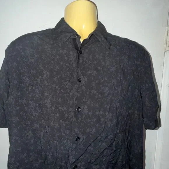 RAG & BONE Dalton Floral Short Sleeve Button-Up Shirt-L - Picture 4 of 12